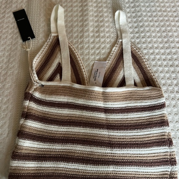 Striped Crochet Tank Top - Picture 2 of 2